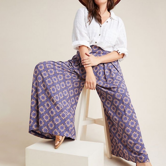 Anthropologie Terrace Floral Pants - Picture 5 of 5